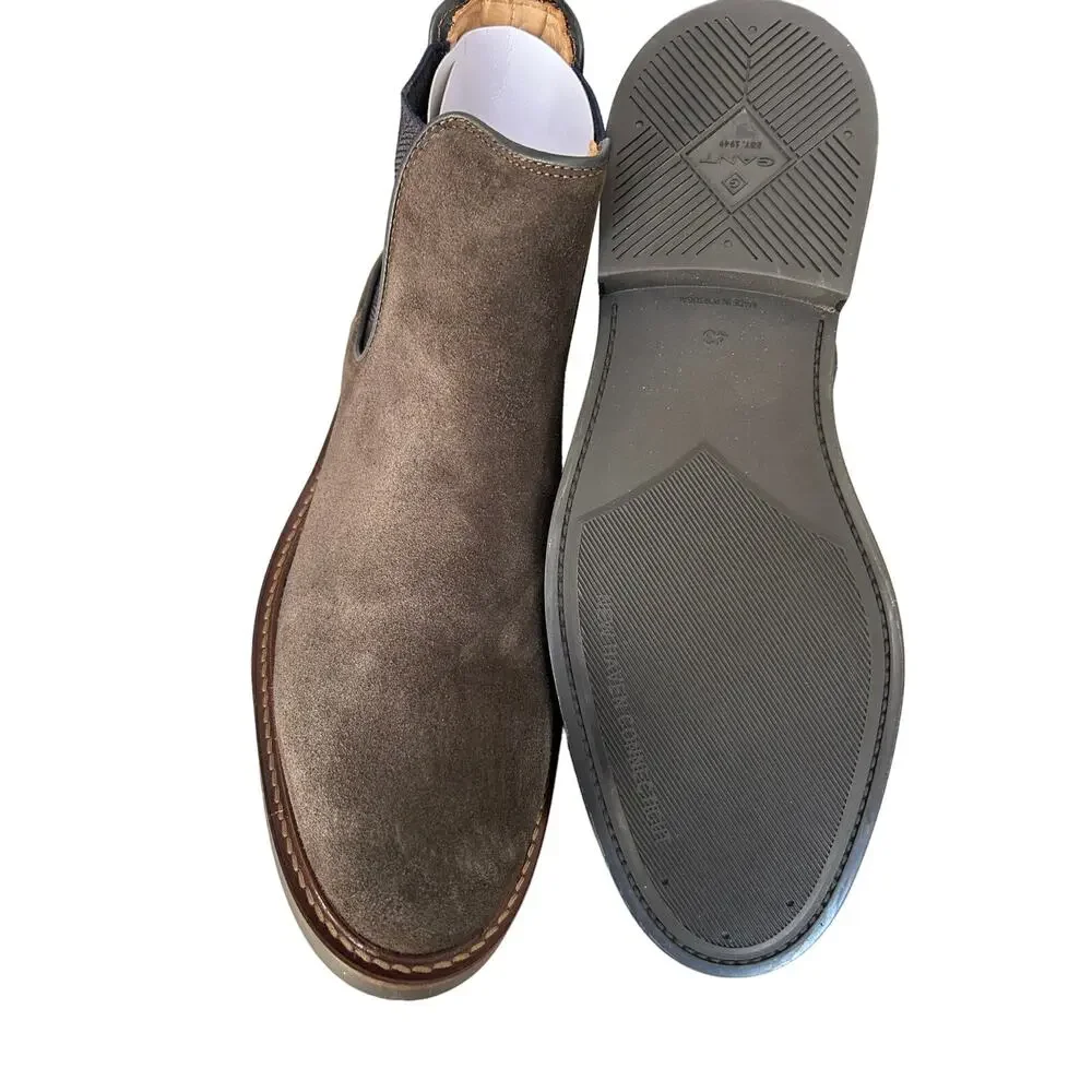 GANT Brockwill Dark Brown Boots EU 43 (US Men's 9.5-10) Classic Pull-On Style - Picture 8 of 8